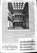 Old Antique Print 1848 Hall Central Electric Telegraph Station Lothbury 19th