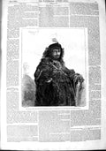 Original Old Antique Print 1848 Grat Sabre Portrait Rembrandt British Museum