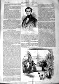Original Old Antique Print 1848 Waddington M.P. Maldon Hudson Sunderland Docks