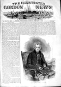 Original Old Antique Print 1848 Portrait Archbishop Canterbury 19th