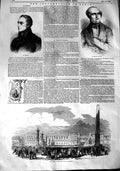 Original Old Antique Print 1848 Guizot Barrot Insurrection Paris National Guard