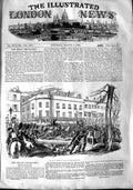 Original Old Antique Print 1848 French Revolution Paris Government Hote 19th