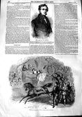 Original Old Antique Print 1848 Cowan M.P. Edinburgh Franconi Dury Theatr 19th
