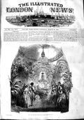 Original Old Antique Print 1848 Saint Patrick Hall Castle Dublin Ireland 19th