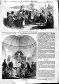Old Antique Print 1848 Count Countess Neuilly Catholic Chapel Weybridge 19th
