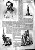 Old Antique Print 1848 Roger Telegraphic Light-House Opera Theatre Patrie 19th