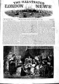 Original Old Antique Print 1848 Royal Academy Art Death Bed Robert King Naples