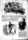 Original Old Antique Print 1848 Garde Mobile National Assembly Buchez Caus 19th
