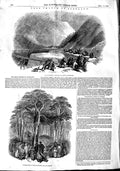 Original Old Antique Print 1848 Free Church Scotland Duthil Inverness D 19th