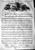 Original Old Antique Print 1848 Sheet Music Peace At Home Thompson Edward Loder