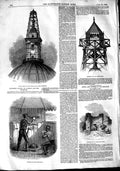 Old Antique Print 1848 Observatory Paul'S Cathedral Strandwell Pipe-Well 19th