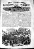 Original Old Antique Print 1848 Great Barricade Rue Faubourg Antoine Bastille