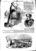 Original Old Antique Print 1848 Macready Cardinal Wolsey Kersall Moor Man 19th