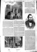 Original Old Antique Print 1848 Lincoln Cathedral M'Cullagh M.P. Dund Victorian