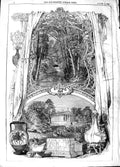 Original Old Antique Print 1848 Stowe Sale S Vase Charles Crystal Victorian