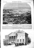 Original Old Antique Print 1848 Swansea Harbour Daguerrotype Royal Institution