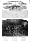 Original Old Antique Print 1848 Prisoners Vaults Hotel De Ville Paris France