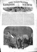 Original Old Antique Print 1848 Cathedral Festival Cologne Market Illuminations