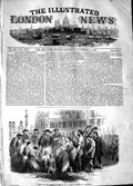 Original Old Antique Print 1848 New Archbishop Paris Faubourg Antoine People