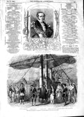 Old Antique Print 1848 Lord Mayor James Duke Covent Garden Theatre Haydee 19th