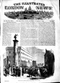 Old Antique Print 1848 Demonstration Florence New Ministry Street Scene 19th