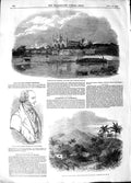Original Old Antique Print 1848 Peterborough Cathedral Lord Bentinck Ceylon War