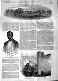 Original Old Antique Print 1848 Colony Labuan Railway Arches Homerton Louisi