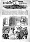 Original Old Antique Print 1848 Voting President French Republic Elections 19th