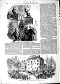 Original Old Antique Print 1848 Louis Napoleon President French Republic Elysee
