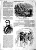 Old Antique Print 1848 Tomb Napoleon Helena Rossi Premier Papal Athletae 19th