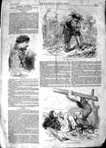 Old Antique Print 1848 Fruiterers Jura Orator Man Smoking Pipe Labourer 19th
