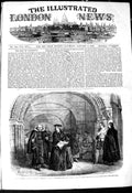 Original Old Antique Print 1849 Windsor Castle Shakespere Merchant Venice Kean