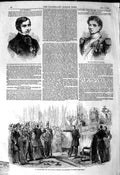 Original Old Antique Print 1849 Aladenize Garde Changarnier Havelock Bateman