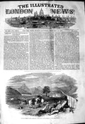 Original Old Antique Print 1849 GMining Region California Sacramento Victorian