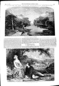 Old Antique Print 1849 Roger Jenny Romance Johnston Fine Art Lake Hills 19th