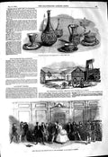 Old Antique Print 1849 Scene Housekeeper Haymarket Theatre Porcelain Lind 19th