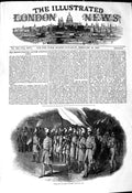 Original Old Antique Print 1849 Torchlight Procession Rome Italt Sier Victorian