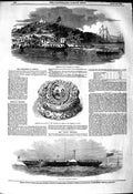 Old Antique Print 1849 President Liberia Diamond Box Emperor Russia Elfin 19th
