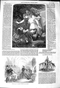 Old Antique Print 1849 Calaynos Sadler'S Theatre Paradise Peri Lady Man 19th