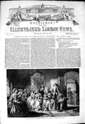 Original Old Antique Print 1849 Royal Academy Art River Wales Queen Paintings