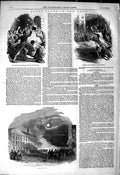 Original Old Antique Print 1849 Riots New York America Astor-Place Oper 19th