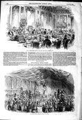 Original Old Antique Print 1849 Royal General Annuity Society Sale Duke 19th