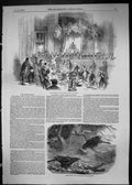Old *6004 1849 Grand Dinner Mansion House Bower Birds Menagerie Zoolo