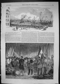 Old 1849 Channel Belfast Harbour Ireland Hungarian Hussars Folkestone Victorian