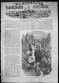 Original Old Antique Print 1849 Toro Cascade Falls River Killarney Ireland 19th