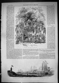 Old 1849 Royal Procession Mardyke Cork Ireland Ships Victoria Albert Victorian