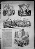Old 1849 Queen Ireland Railway Carriage Arch Turner'S Nelson Column D Victorian