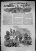 Old 1849 Majesty Queen England Linen Hall Belfast Ireland Horses Carr Victorian
