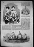 Antique Print 1849 Parish Fashion Bosphorus Screw-Propeller Steam Ship Silv 19th