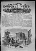 Original Old Antique Print 1849 Scene Rome Italy Street Murder Policeman 19th